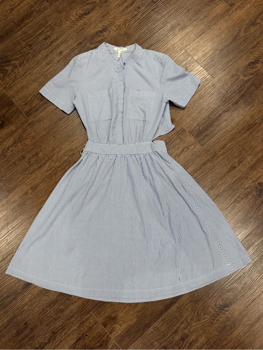 Avec Les Filles Olivia Open Back Shirt Dress - Size 4